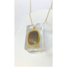 Ασημένιο κολιέ επίχρυσο (SN182)